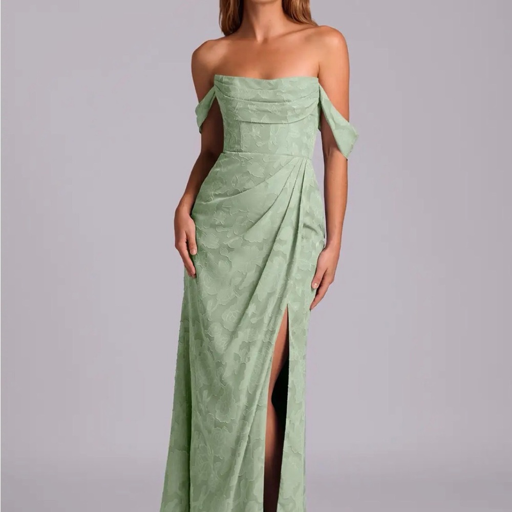 Azazi Johanna Dusty Sage Floral Burnout 8
